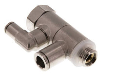 Válvula de retención pilotada de 8 mm y codo macho G1/4'' de latón 0,5-10bar (7-145psi)