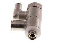 Válvula de retención pilotada de 8 mm y codo macho G1/4'' de latón 0,5-10bar (7-145psi)