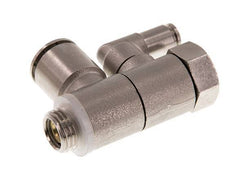 Válvula de retención pilotada de 12 mm y codo macho G1/4'' de latón 0,5-10bar (7-145psi)