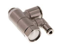 Válvula de retención pilotada de 12 mm y codo macho G1/4'' de latón 0,5-10bar (7-145psi)