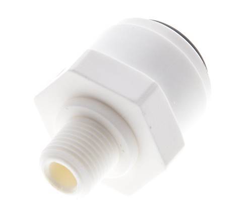 10mm x R1/8'' Push-in Fitting with Male Threads POM EPDM [5 Pieces]