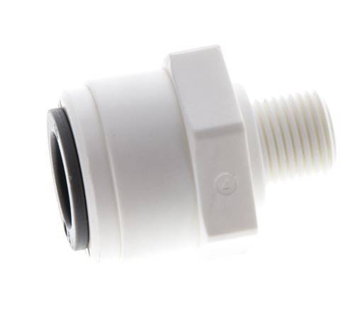 10mm x R1/8'' Push-in Fitting with Male Threads POM EPDM [5 Pieces]
