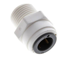 10mm x R3/8'' Push-in Fitting with Male Threads POM EPDM [5 Pieces]
