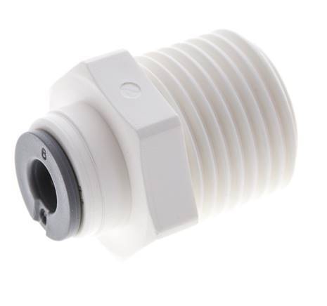 6mm x R1/2'' Push-in Fitting with Male Threads POM EPDM [5 Pieces]