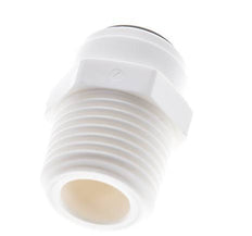 10mm x R1/2'' Push-in Fitting with Male Threads POM EPDM [5 Pieces]