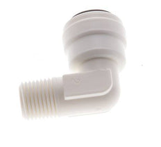 6mm x R1/8'' 90deg Elbow Push-in Fitting with Male Threads POM EPDM [10 Pieces]