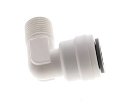6mm x R1/8'' 90deg Elbow Push-in Fitting with Male Threads POM EPDM [10 Pieces]