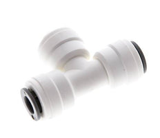 6mm Tee Push-in Fitting POM EPDM FDA [2 Pieces]