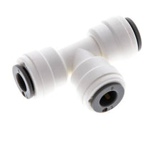 6mm Tee Push-in Fitting POM EPDM FDA [2 Pieces]