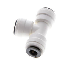 6mm Tee Push-in Fitting POM EPDM FDA [2 Pieces]