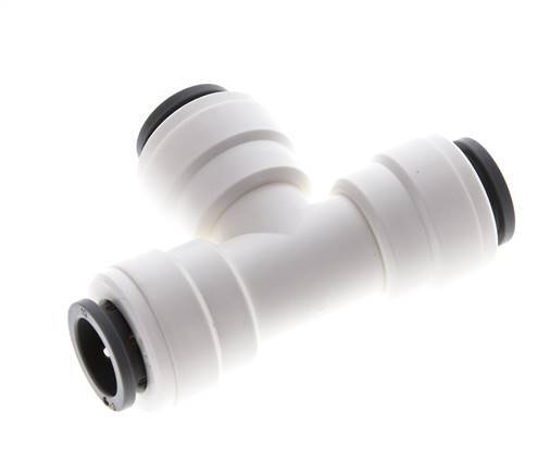 12mm Tee Push-in Fitting POM EPDM FDA [2 Pieces]
