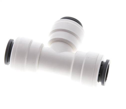 12mm Tee Push-in Fitting POM EPDM FDA [2 Pieces]