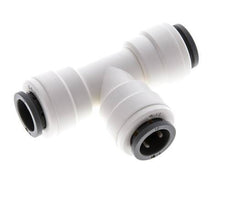 12mm Tee Push-in Fitting POM EPDM FDA [2 Pieces]