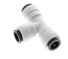 12mm Tee Push-in Fitting POM EPDM FDA [2 Pieces]