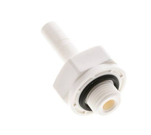 6mm x G1/8'' Plug-in Fitting with Male Threads POM EPDM [10 Pieces]