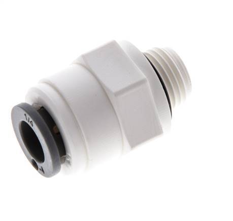 Racor 1/4'' x G1/8'' con rosca macho POM EPDM [5 piezas]