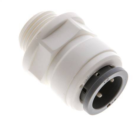 1/2'' x G3/8'' Push-in Fitting with Male Threads POM EPDM [5 Pieces]