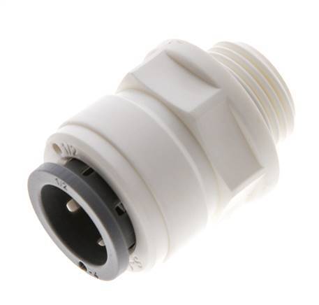 1/2'' x G3/8'' Push-in Fitting with Male Threads POM EPDM [5 Pieces]