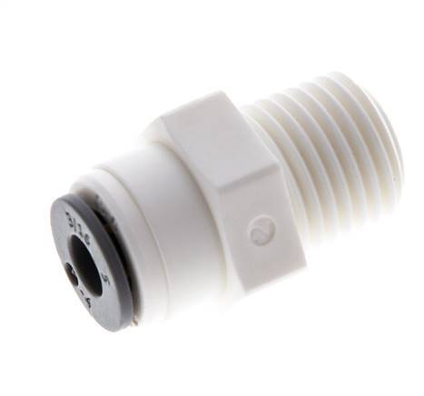 Racor de 3/16'' x R1/4'' con rosca macho POM EPDM [10 piezas]