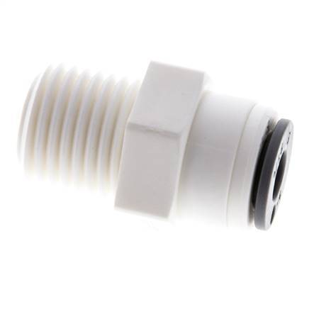 Racor de 3/16'' x R1/4'' con rosca macho POM EPDM [10 piezas]