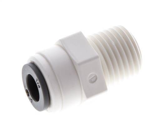 Racor 1/4'' x R1/4'' con rosca macho POM EPDM [10 piezas]
