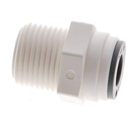 5/16'' x R3/8'' Push-in Fitting with Male Threads POM EPDM [5 Pieces]