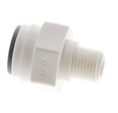5/16'' x 1/8'' NPT Push-in Fitting with Male Threads POM EPDM [10 Pieces]