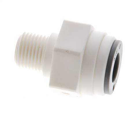 5/16'' x 1/8'' NPT Push-in Fitting with Male Threads POM EPDM [10 Pieces]