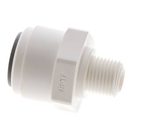 Racor de 3/8'' x 1/8'' NPT con rosca macho POM EPDM [5 piezas]
