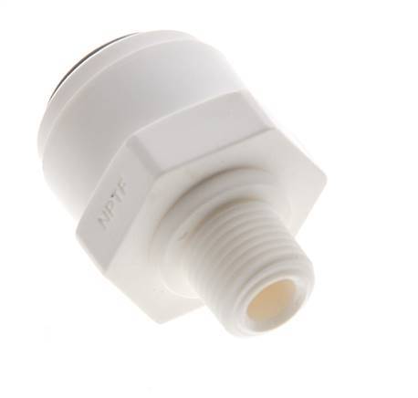 Racor de 3/8'' x 1/8'' NPT con rosca macho POM EPDM [5 piezas]