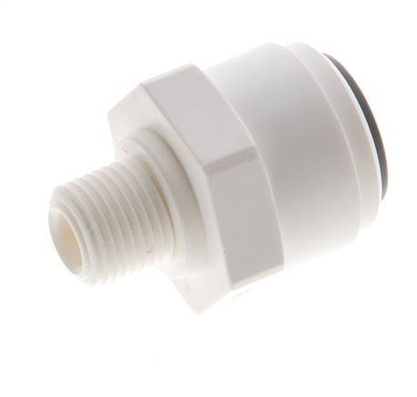 Racor de 3/8'' x 1/8'' NPT con rosca macho POM EPDM [5 piezas]