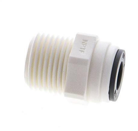 Racor de 5/16'' x 3/8'' NPT con rosca macho POM EPDM [5 piezas]