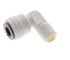 1/4'' x R1/8'' 90deg Elbow Push-in Fitting with Male Threads POM EPDM [10 Pieces]