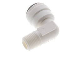 1/4'' x R1/8'' 90deg Elbow Push-in Fitting with Male Threads POM EPDM [10 Pieces]