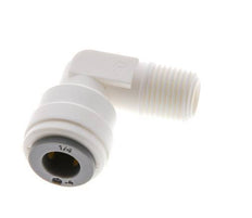 1/4'' x R1/8'' 90deg Elbow Push-in Fitting with Male Threads POM EPDM [10 Pieces]