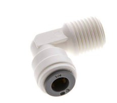 1/4'' x R1/4'' 90deg Elbow Push-in Fitting with Male Threads POM EPDM [10 Pieces]