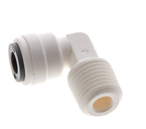 1/4'' x 1/4'' NPT 90deg Codo con rosca macho POM EPDM [10 piezas]