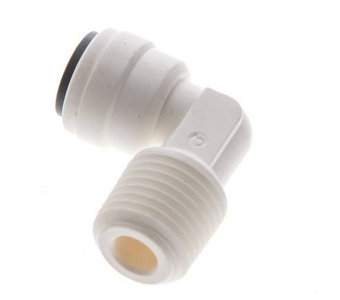 1/4'' x 1/4'' NPT 90deg Codo con rosca macho POM EPDM [10 piezas]