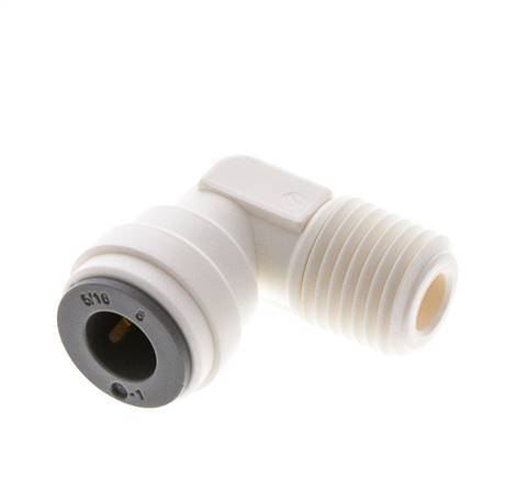 Codo de 90 grados 5/16'' x 1/4'' NPT con rosca macho POM EPDM [5 piezas]