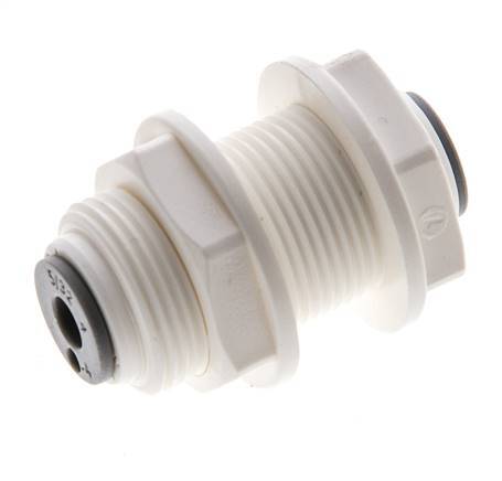 5/32'' Push-in Fitting POM EPDM Bulkhead [5 Pieces]