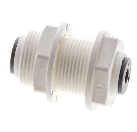 5/32'' Push-in Fitting POM EPDM Bulkhead [5 Pieces]