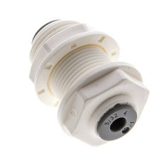 5/32'' Push-in Fitting POM EPDM Bulkhead [5 Pieces]