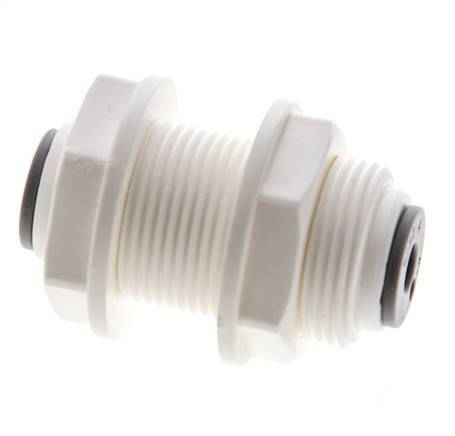 5/32'' Push-in Fitting POM EPDM Bulkhead [5 Pieces]