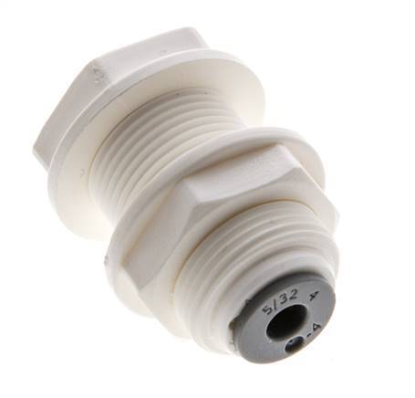 5/32'' Push-in Fitting POM EPDM Bulkhead [5 Pieces]