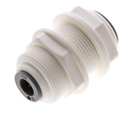 1/4'' x 3/8'' Push-in Fitting POM EPDM Bulkhead [2 Pieces]