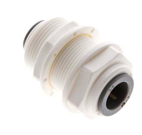 1/4'' x 3/8'' Push-in Fitting POM EPDM Bulkhead [2 Pieces]