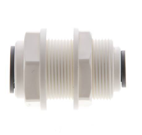 1/4'' x 3/8'' Push-in Fitting POM EPDM Bulkhead [2 Pieces]