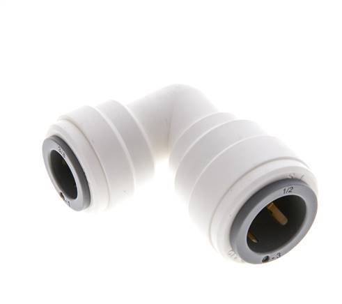 Racor de 3/8'' x 1/2'' 90deg POM EPDM [2 piezas]