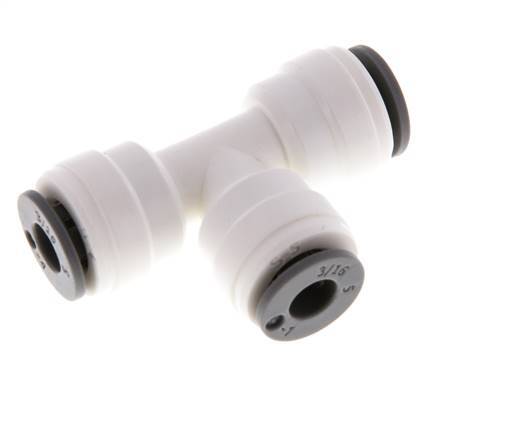Racor en T de 3/16'' POM EPDM FDA [2 piezas]