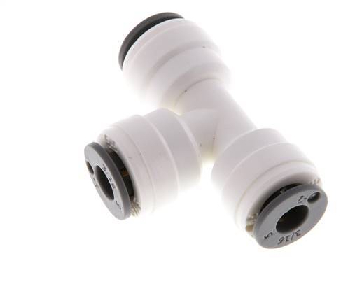 Racor en T de 3/16'' POM EPDM FDA [2 piezas]